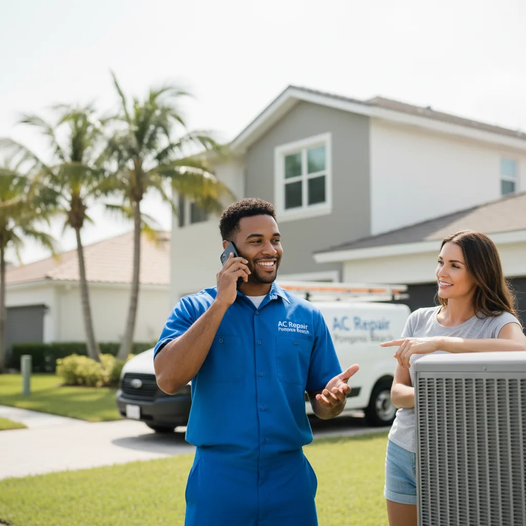 AC Repair Pompano Beach customer support in Roy